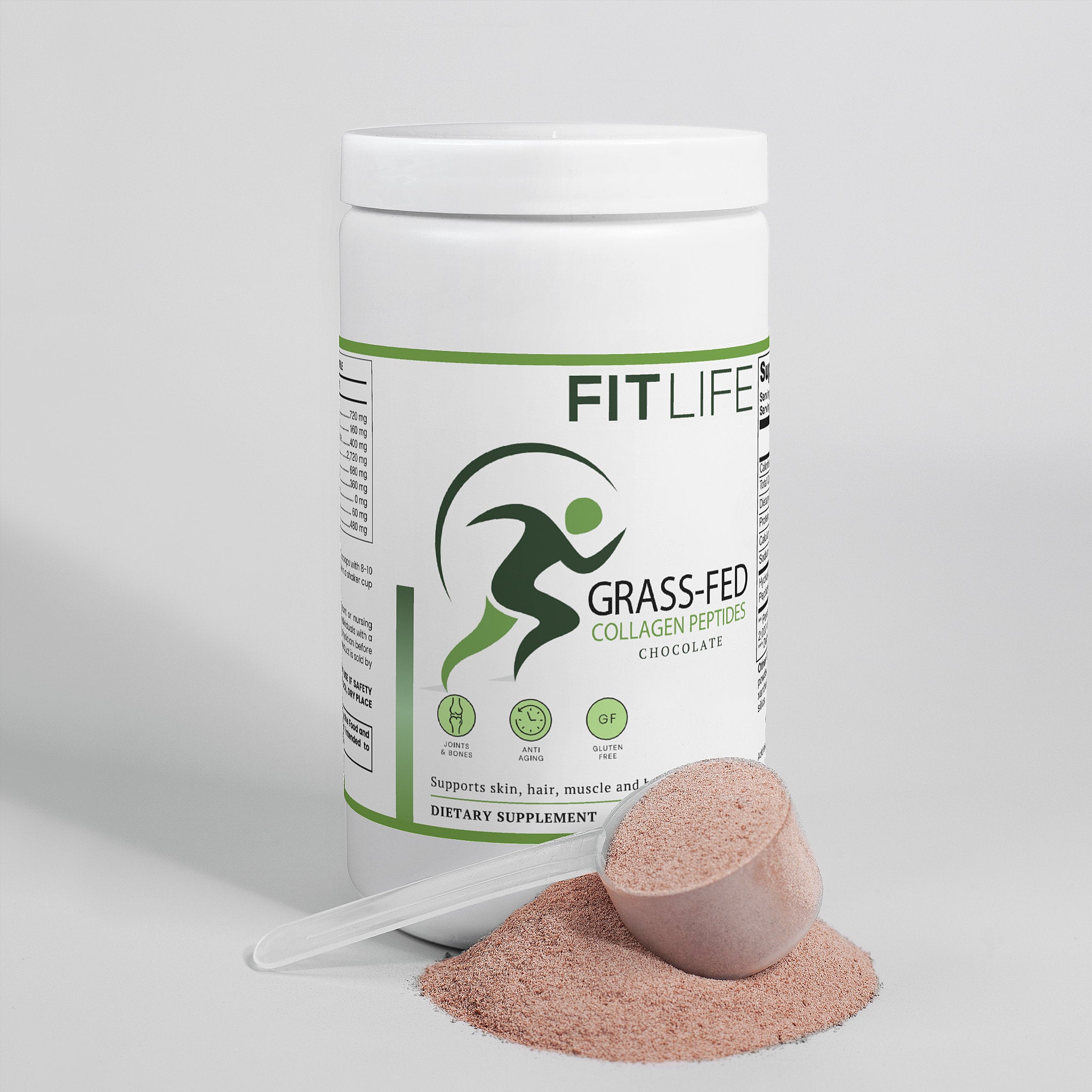 Grass-Fed Collagen Peptides Powder (Chocolate)